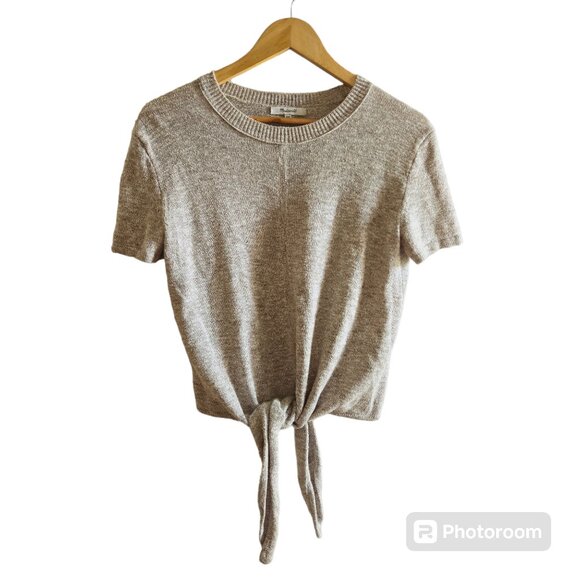 Madewell Knot Front Sweater Tee in XXS - Picture 1 of 3